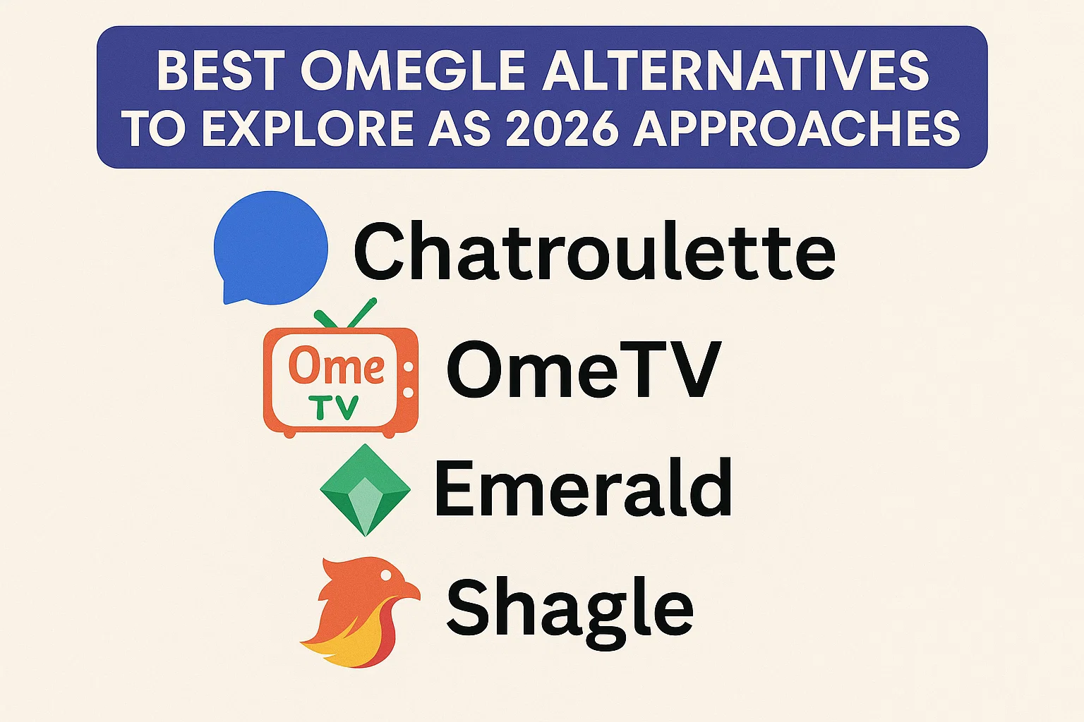 Best 2026 Omegle video chat strangers